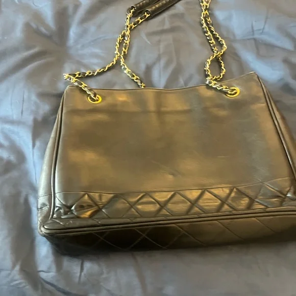 chanel tote bag lambskin leather - Picture 4 of 6